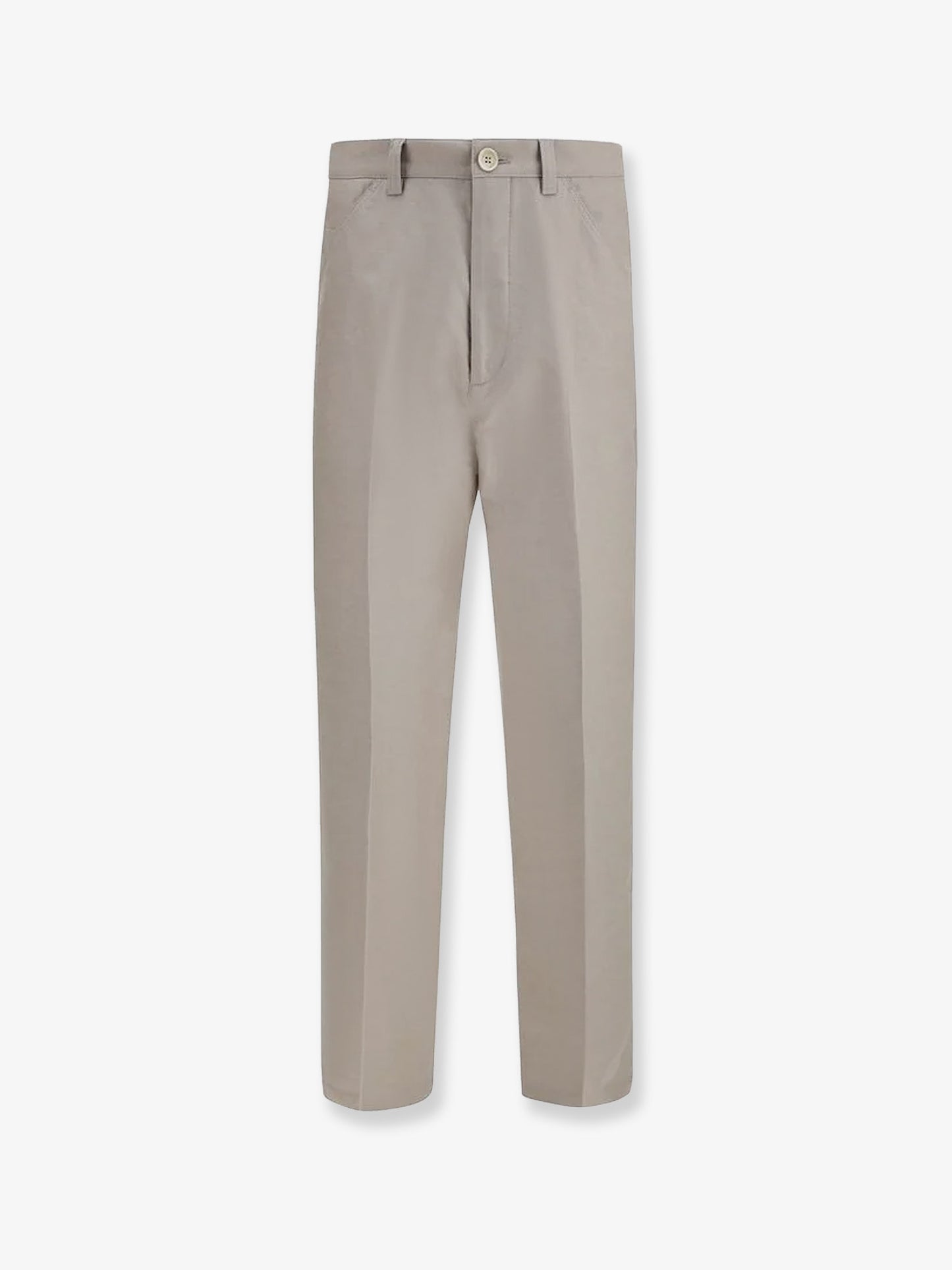Pantaloni in cotone e lino