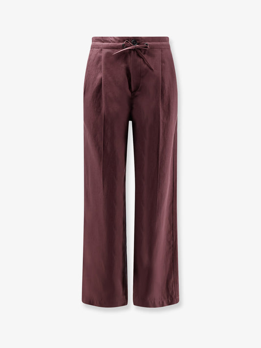 Cotton and linen trousers