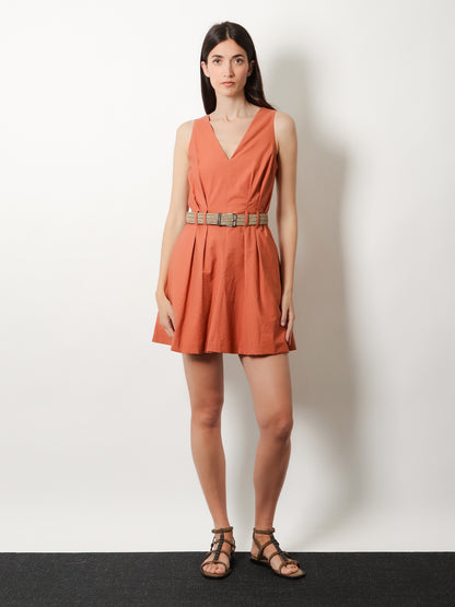 Mini Dress with belt thumbnail