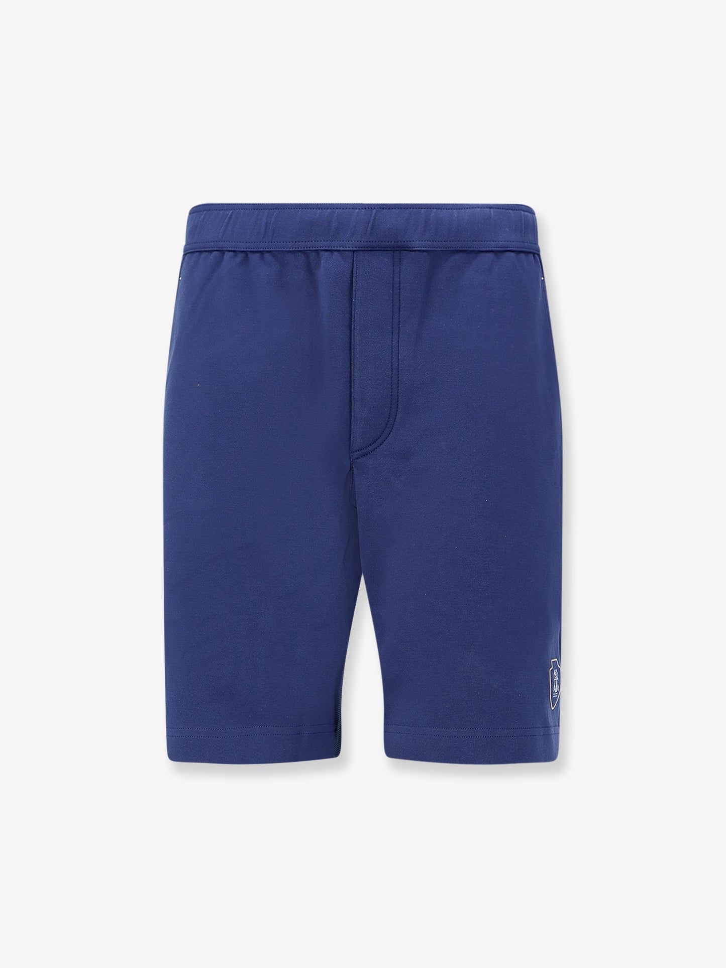 Cotton Bermuda shorts with contrasting logo
