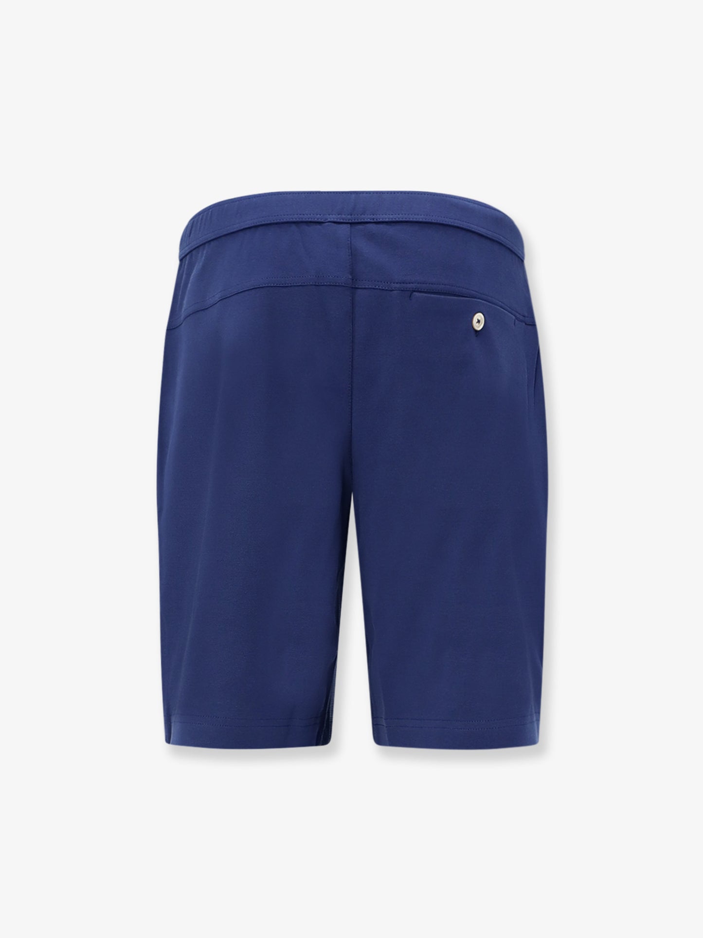 Cotton Bermuda shorts with contrasting logo