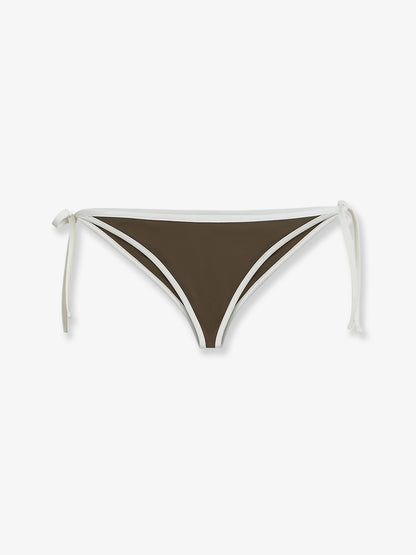 Slip mare in nylon con profili in contrasto thumbnail