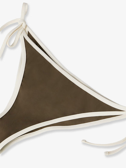 Slip mare in nylon con profili in contrasto thumbnail