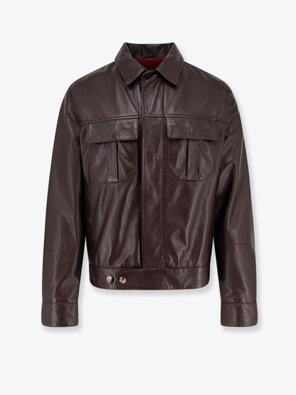 Leather Jacket with pockets thumbnail