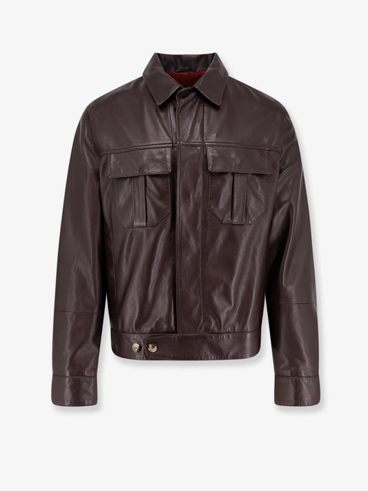 Leather Jacket with pockets