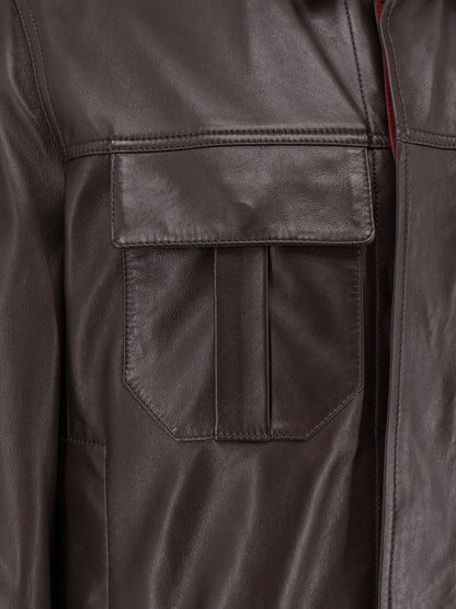 Leather Jacket with pockets thumbnail