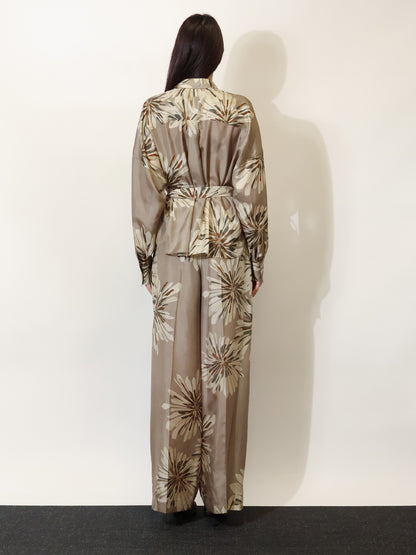 Camicia in seta con cintura thumbnail