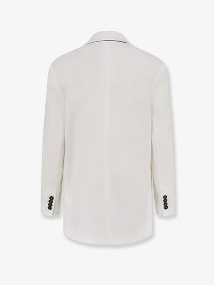 Blazer in cotone con dettaglio Monile thumbnail