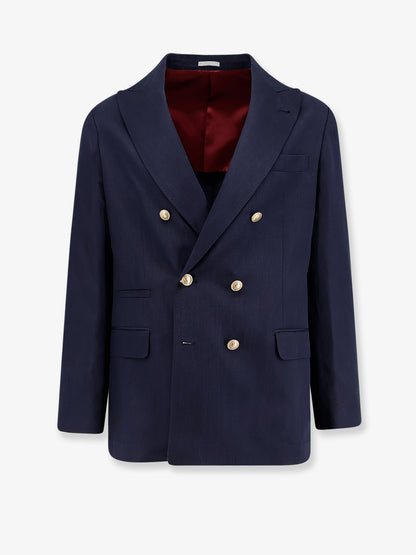 Silk and linen blazer thumbnail