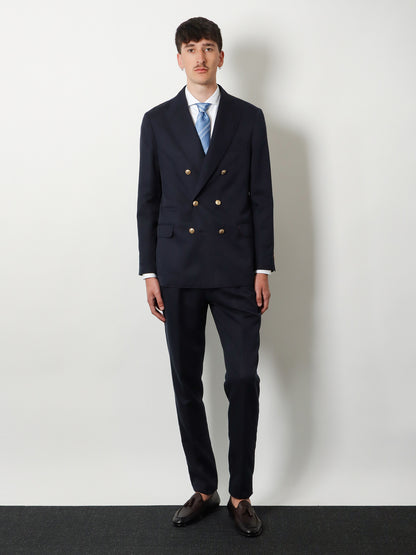 Silk and linen blazer thumbnail