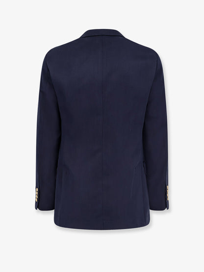 Silk and linen blazer thumbnail