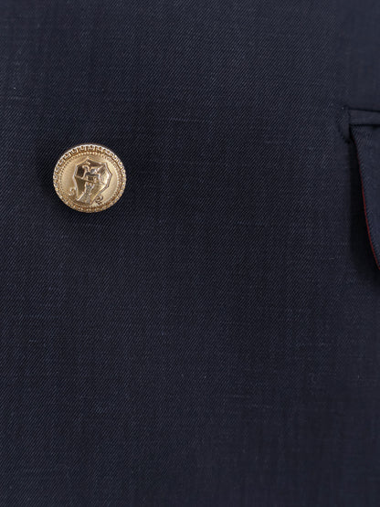 Silk and linen blazer thumbnail