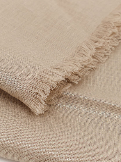 Linen lurex scarf thumbnail