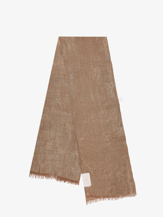 Lurex linen scarf
