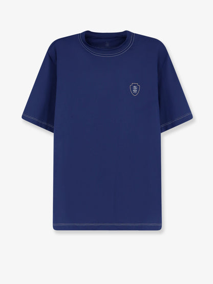 Technical nylon T-shirt with front logo thumbnail