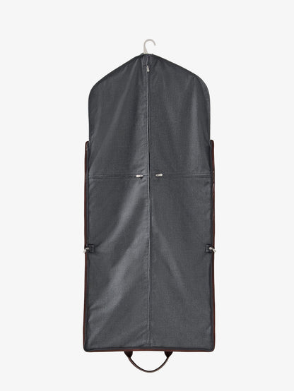 Technical fabric and leather garment bag thumbnail