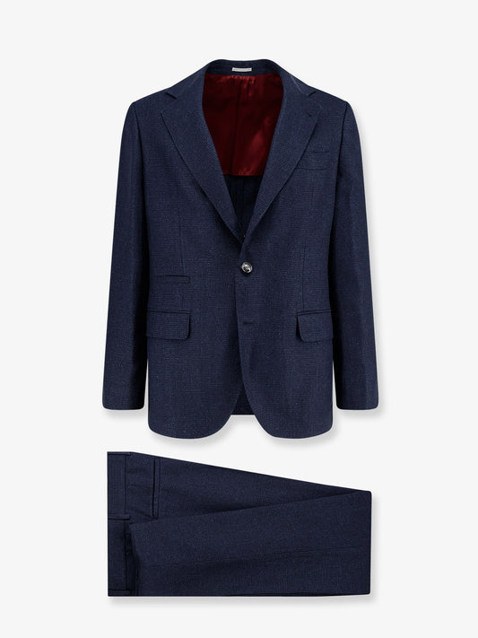 Silk, linen and wool suit