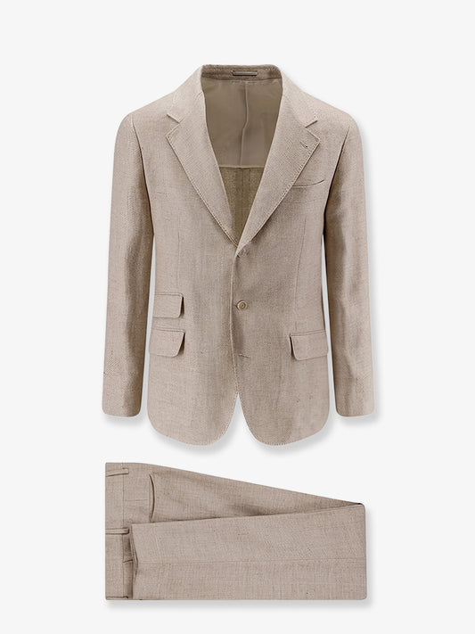 Silk, linen and wool suit