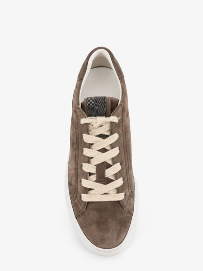 Suede sneakers with Monili detail thumbnail