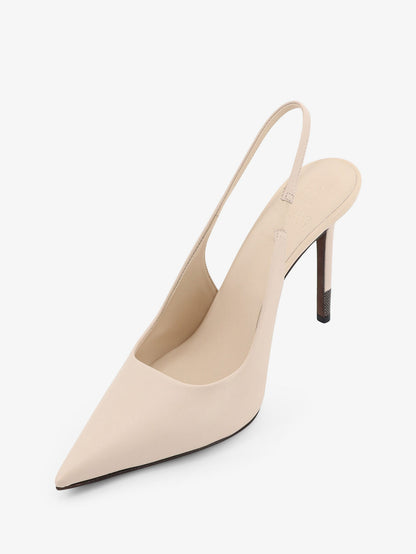Leather pumps with Monili detail on the heel thumbnail