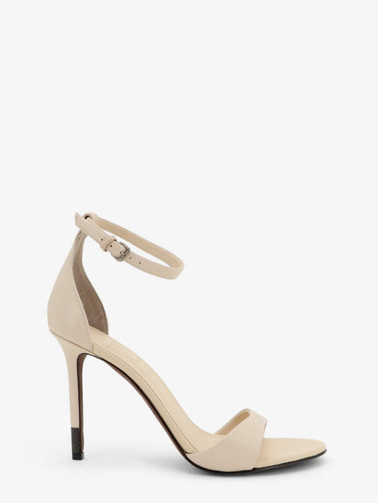Leather sandals with Monili detail thumbnail
