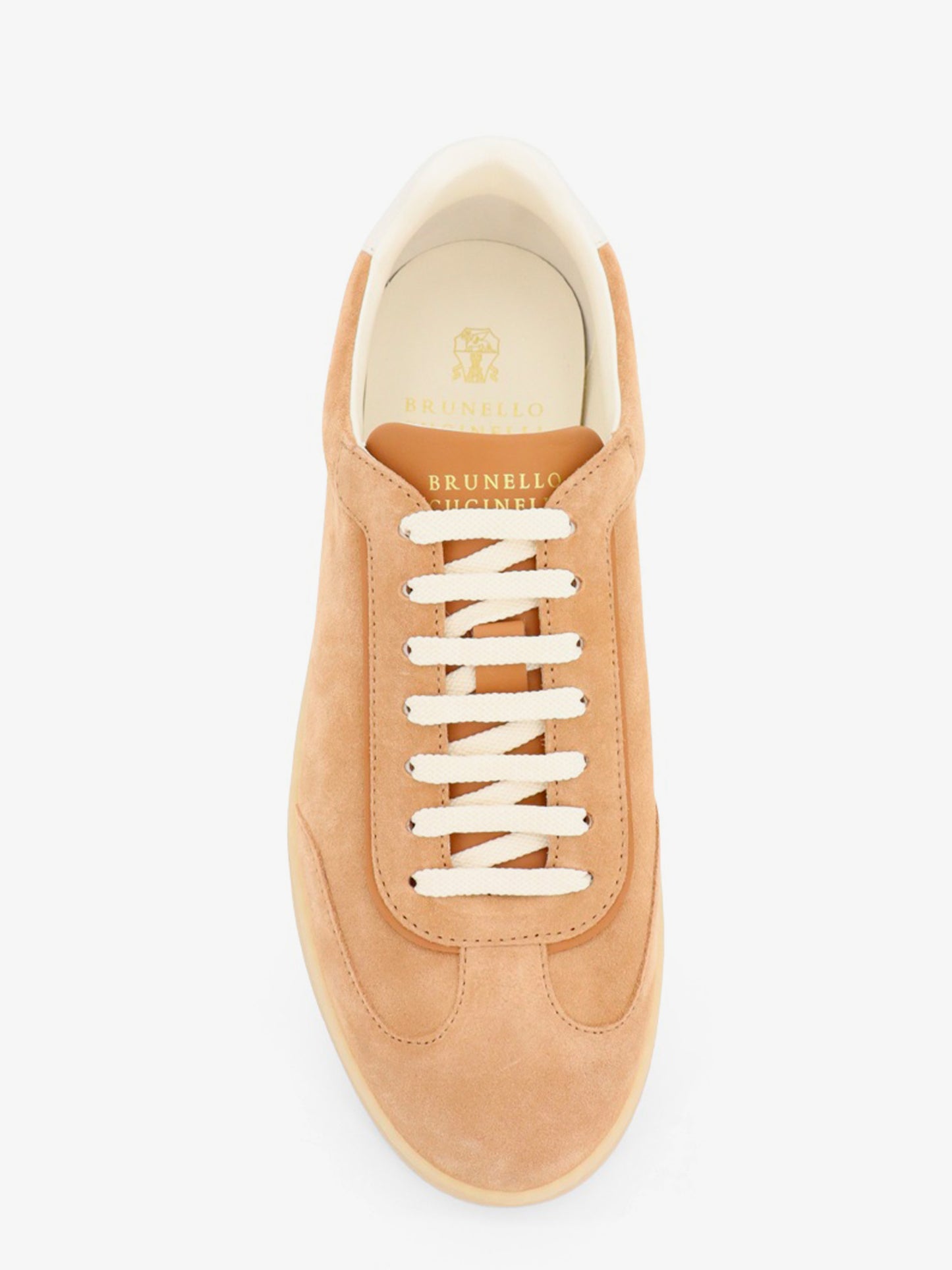 Suede and leather sneakers
