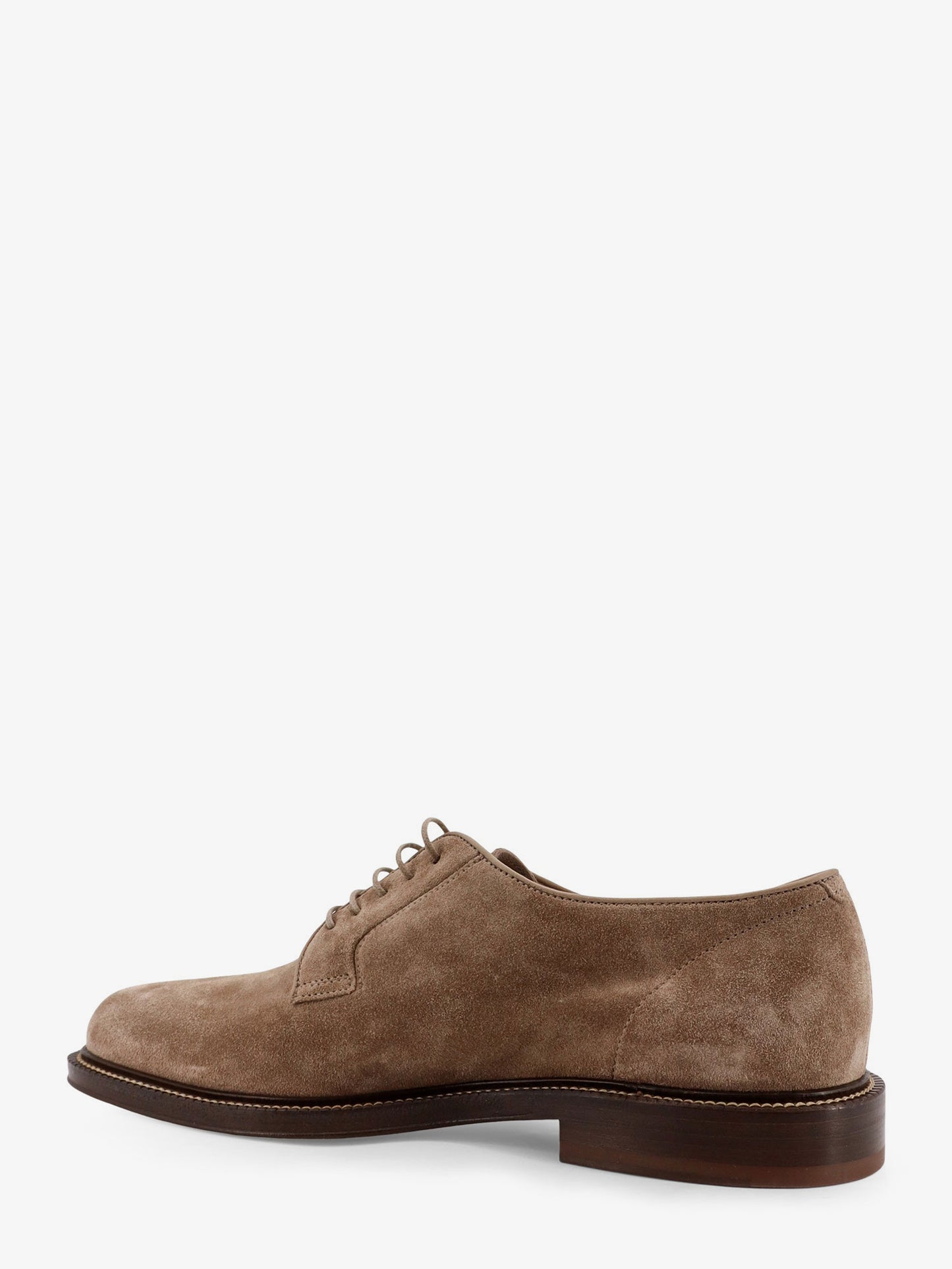 Suede lace-up