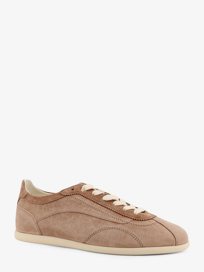 Leather sneakers with stitching detail thumbnail