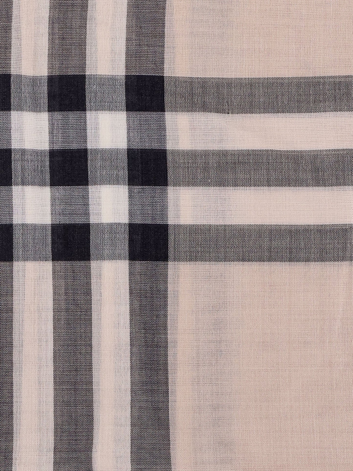 Certified wool and silk scarf