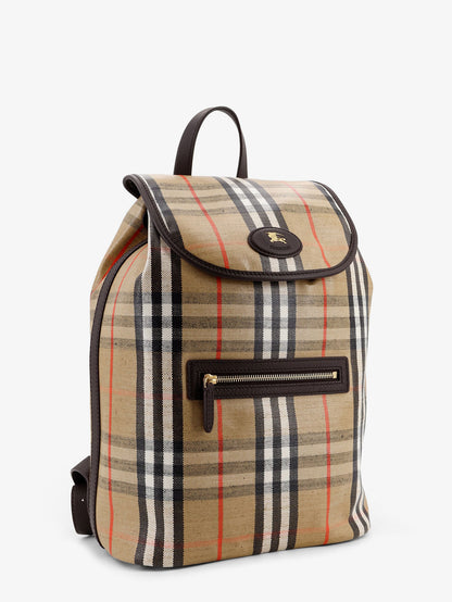 Highlands coated canvas backpack with front logo thumbnail