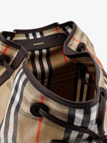 Highlands coated canvas backpack with front logo thumbnail