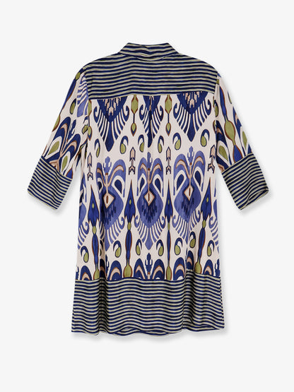 Multicolor viscose and rayon dress thumbnail