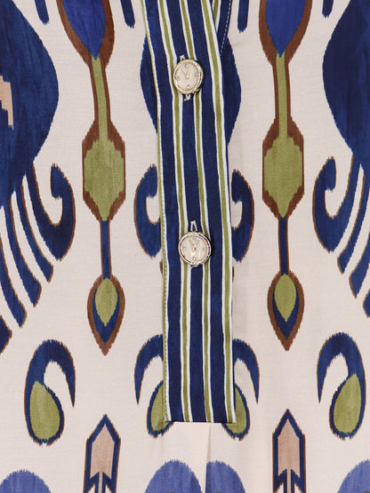 Multicolor viscose and rayon dress thumbnail