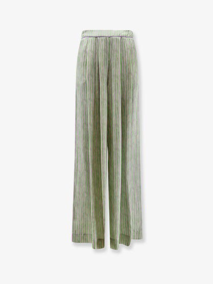 Pantaloni in viscosa e rayon multicolore thumbnail