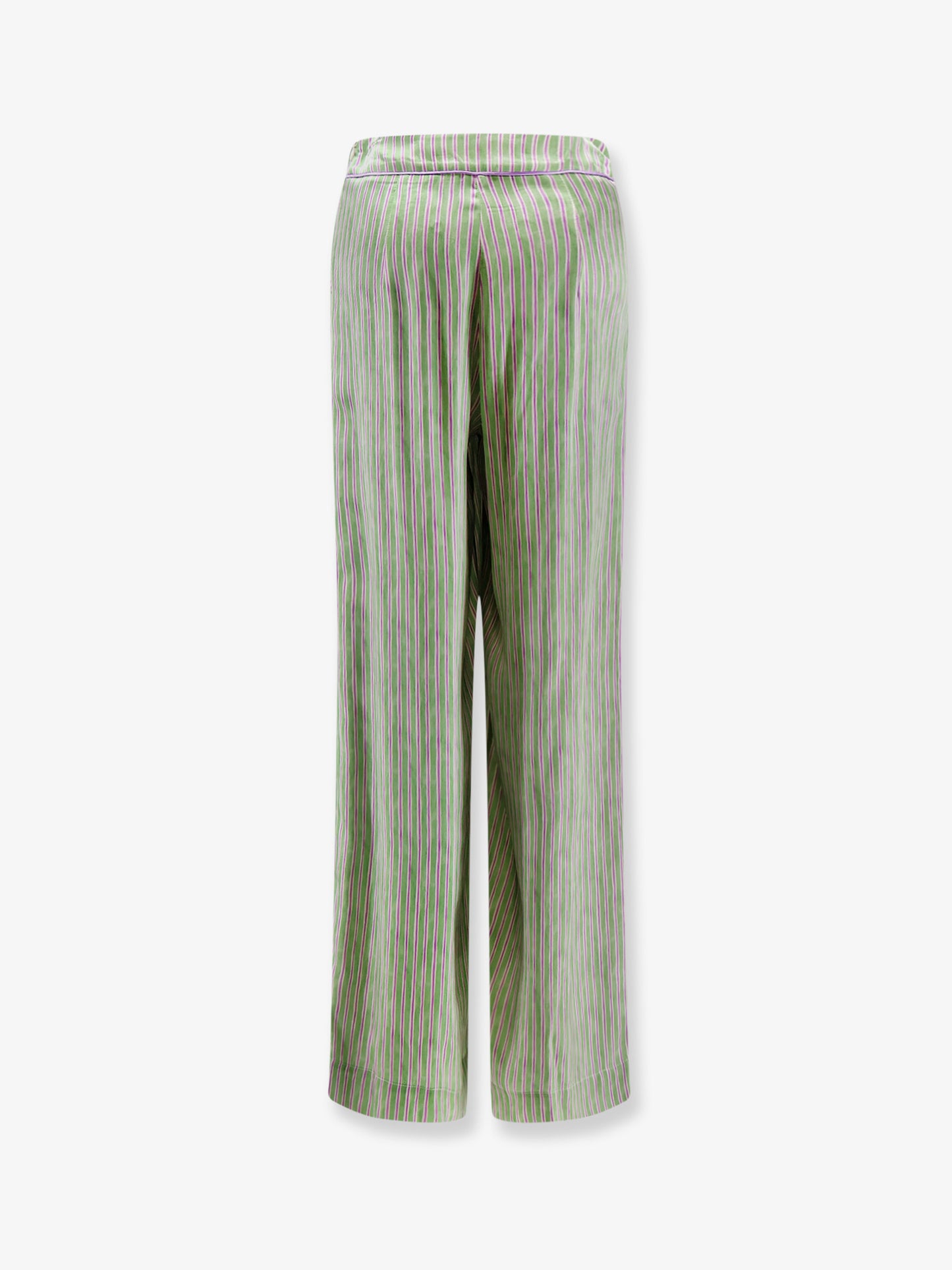 Pantaloni in viscosa e rayon multicolore