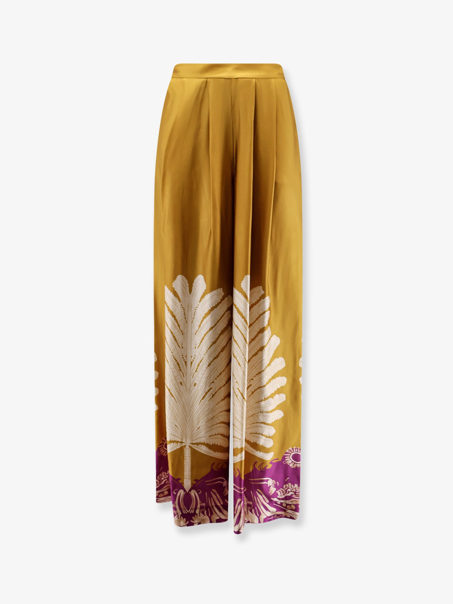 Palma viscose and rayon trousers