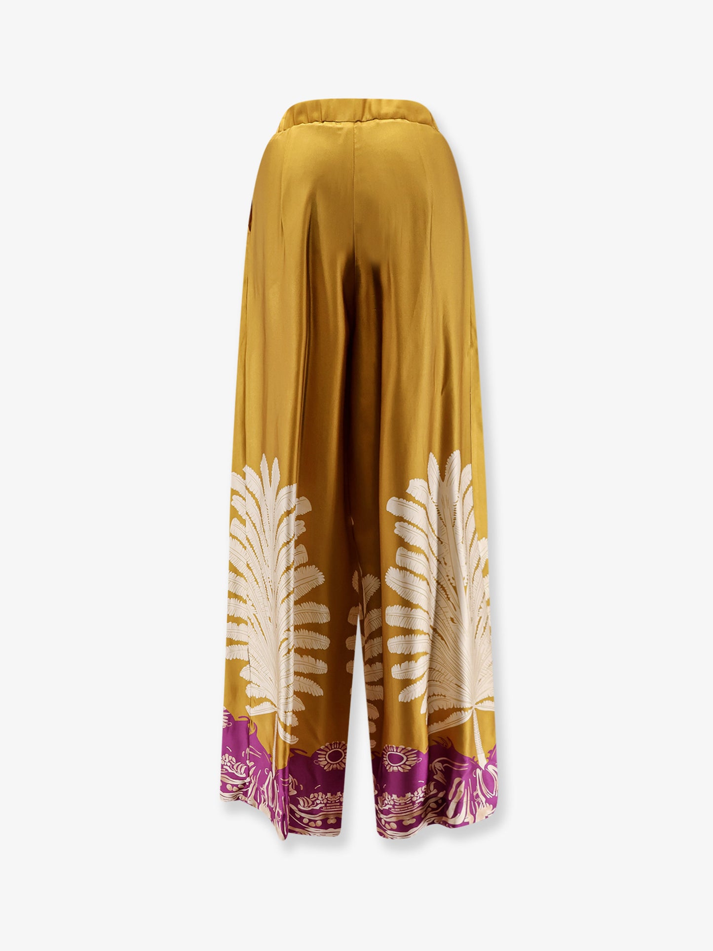Palma viscose and rayon trousers