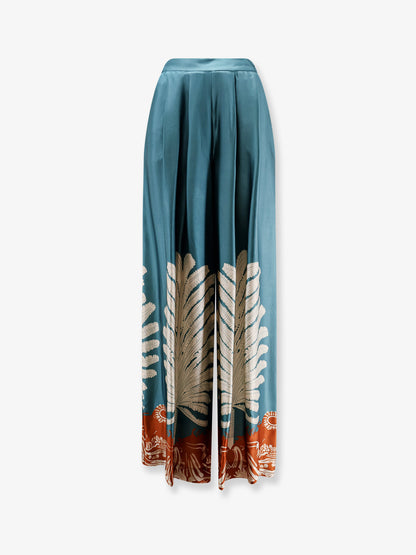 Palma viscose and rayon trousers thumbnail
