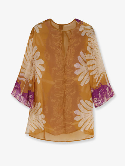 Palme viscose and silk shirt thumbnail