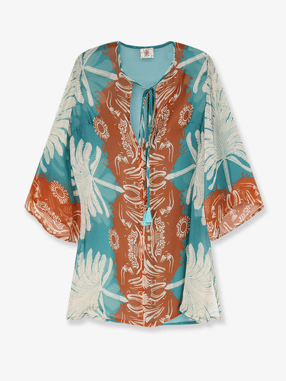 Palme viscose and silk shirt thumbnail