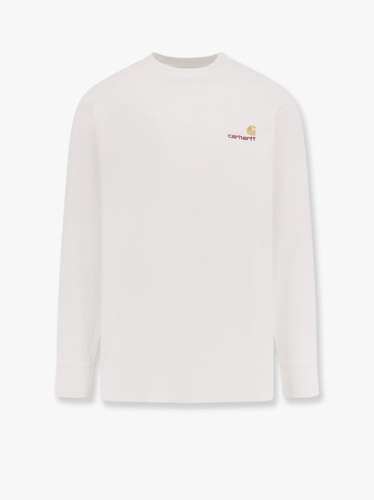 T-shirt L/S American Script in cotone organico