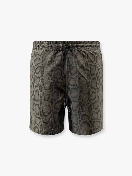Nylon swim boxer shorts