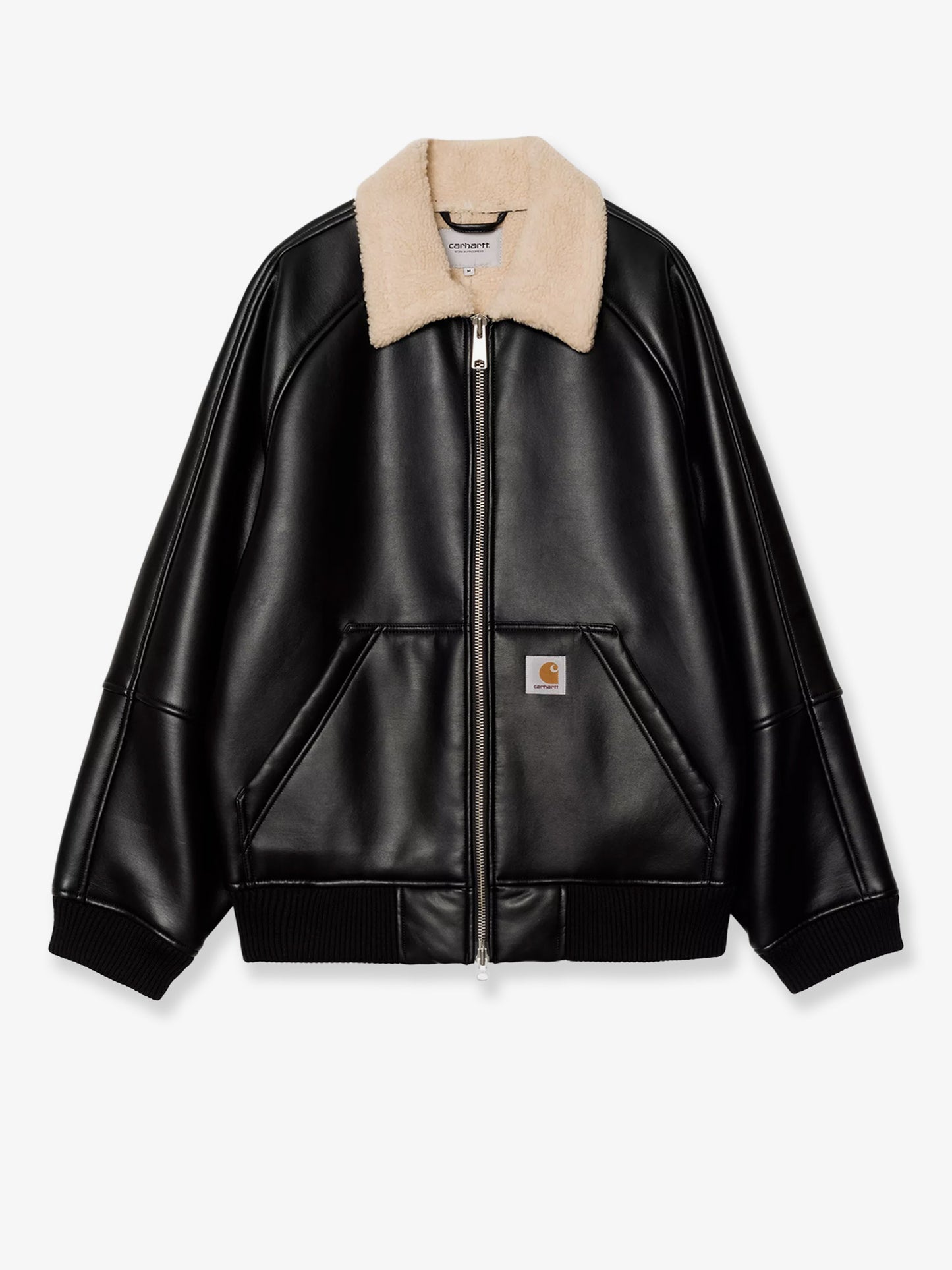Shepton faux leather jacket