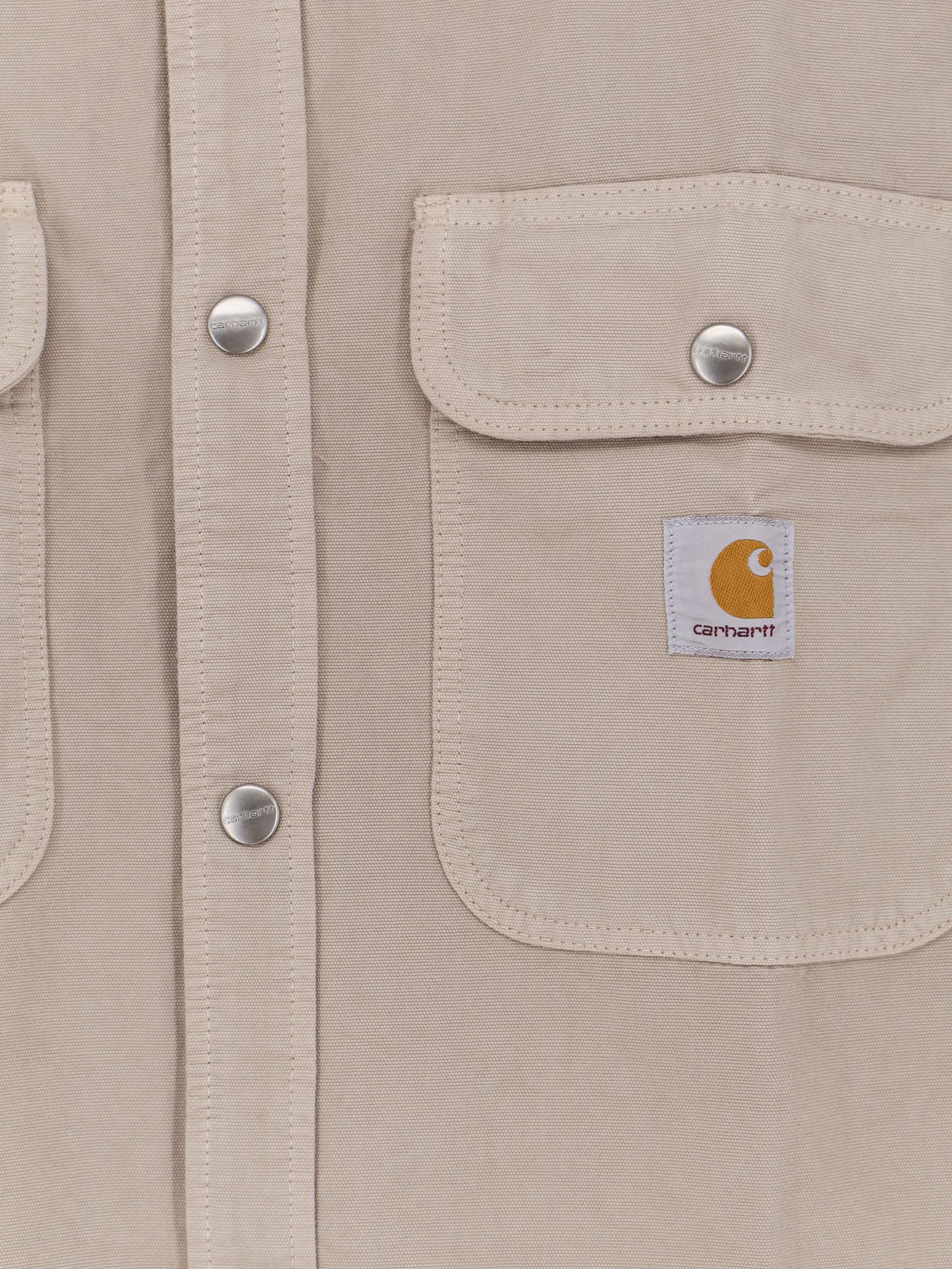 Prescott canvas jacket with front logo patch