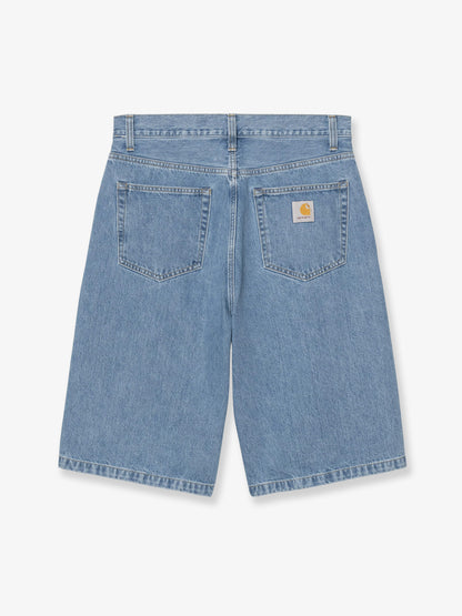 Langdon blue denim bermuda short thumbnail