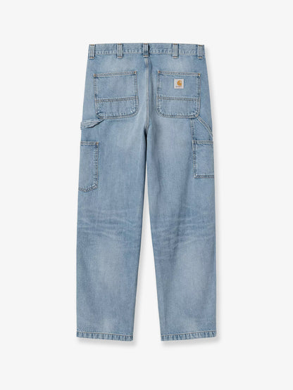 Loose fit blue denim jeans thumbnail
