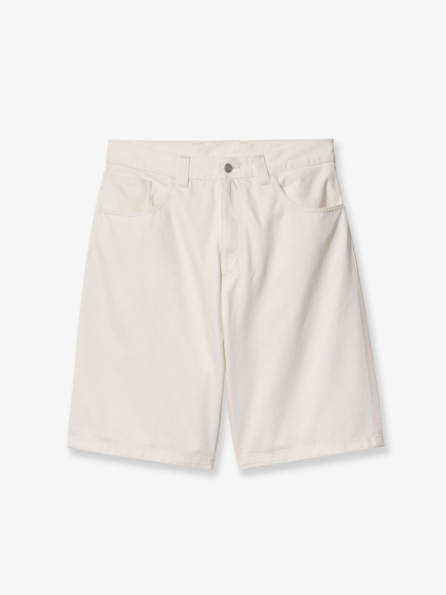 Brandon white denim bermuda shorts