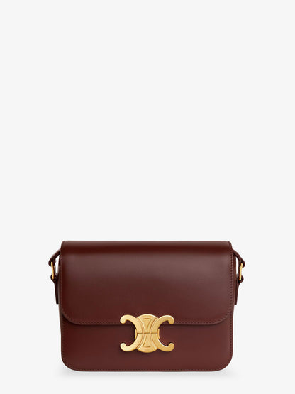 Teen Triomphe leather crossbody bag thumbnail