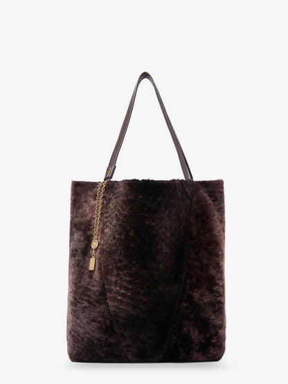 Spin shearling shoulder bag thumbnail