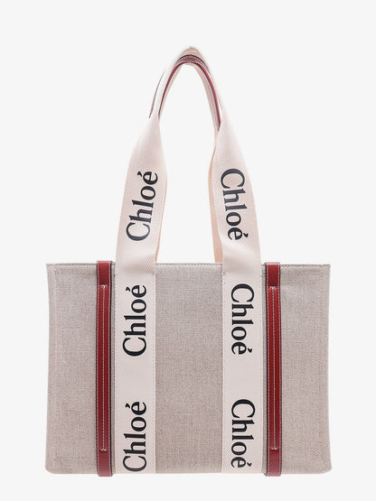 Woody linen shoulder bag thumbnail